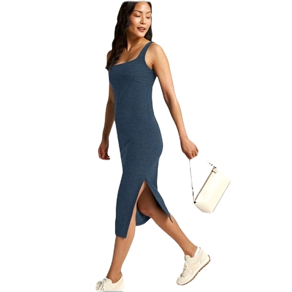 BEYOND YOGA Spacedye Icon Dress In Nocturnal Navy